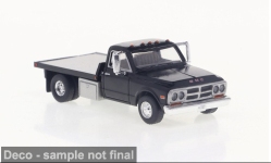 Brekina 19669 - H0 - GMC Sierra Grande Plattformwagen - schwarz